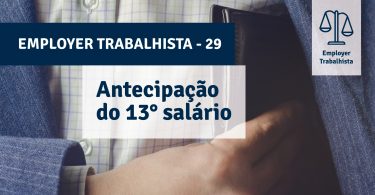 antecipação do 13° salário