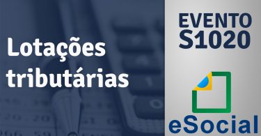Evento S1020 eSocial