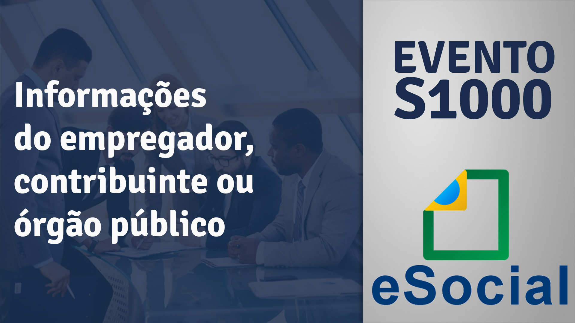 evento s1000 eSocial