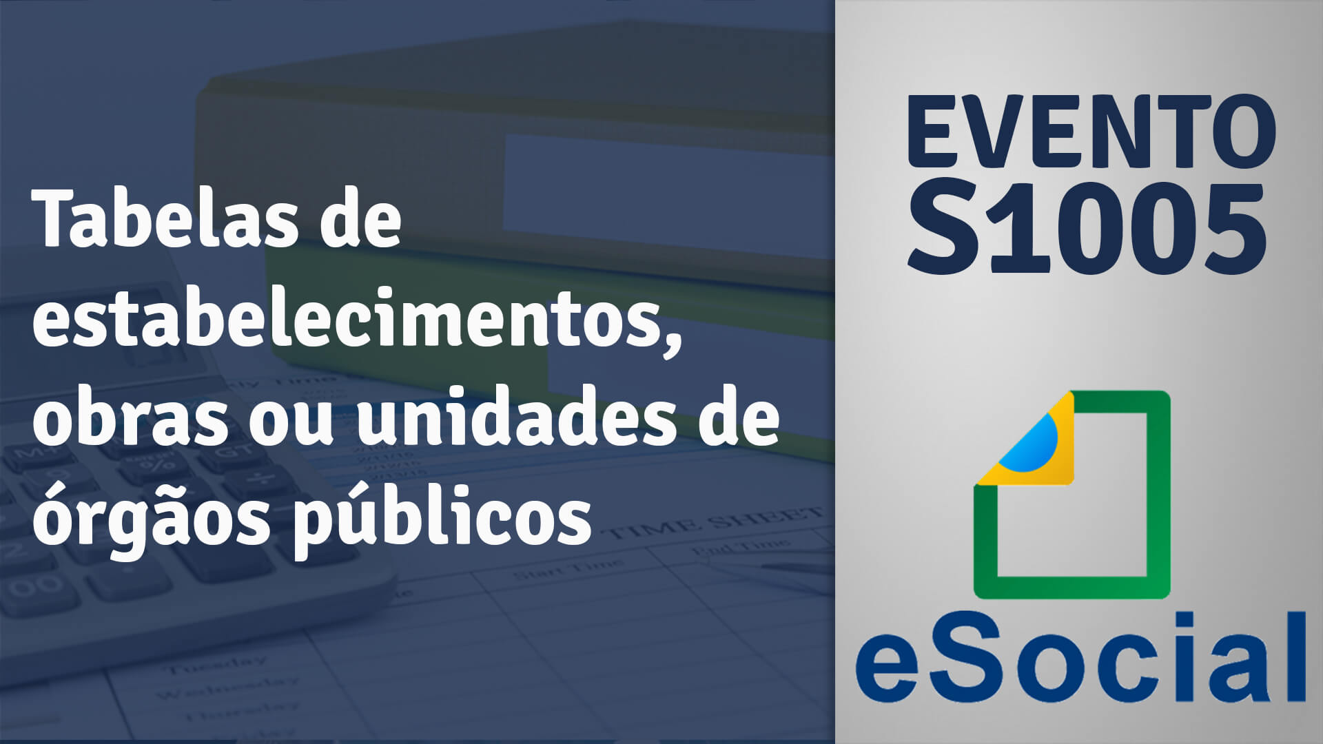 evento S-1005 do eSocial